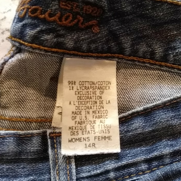 TWO pair EDDIE BAUER jeans 14R - Picture 6 of 6
